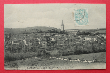 Ansichtskarte AK Barran 1906 Panorama de la Ville Kirche Natur Landschaft Dorf Frankreich France 32 Gers